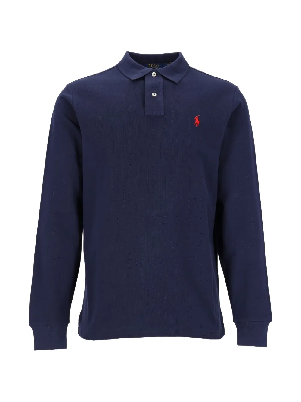 Polo Ralph Lauren long-sleeve piqué polo shirt Blauw