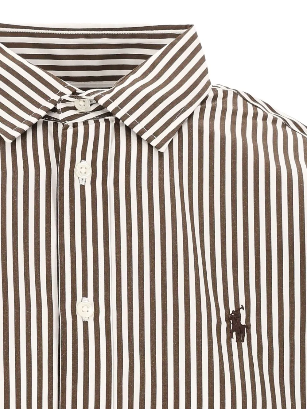 Polo Ralph Lauren Pony vertical-stripe shirt Bruin