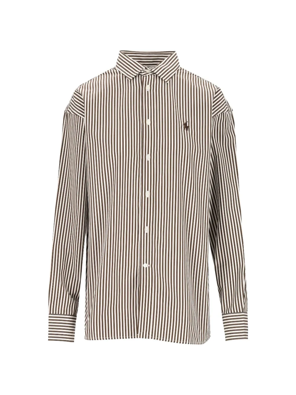 Polo Ralph Lauren Pony vertical-stripe shirt - Braun