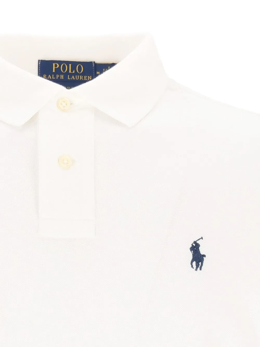 Polo Ralph Lauren The Iconic Custom slim fit polo shirt Wit