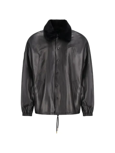Willy Chavarria leather jacket