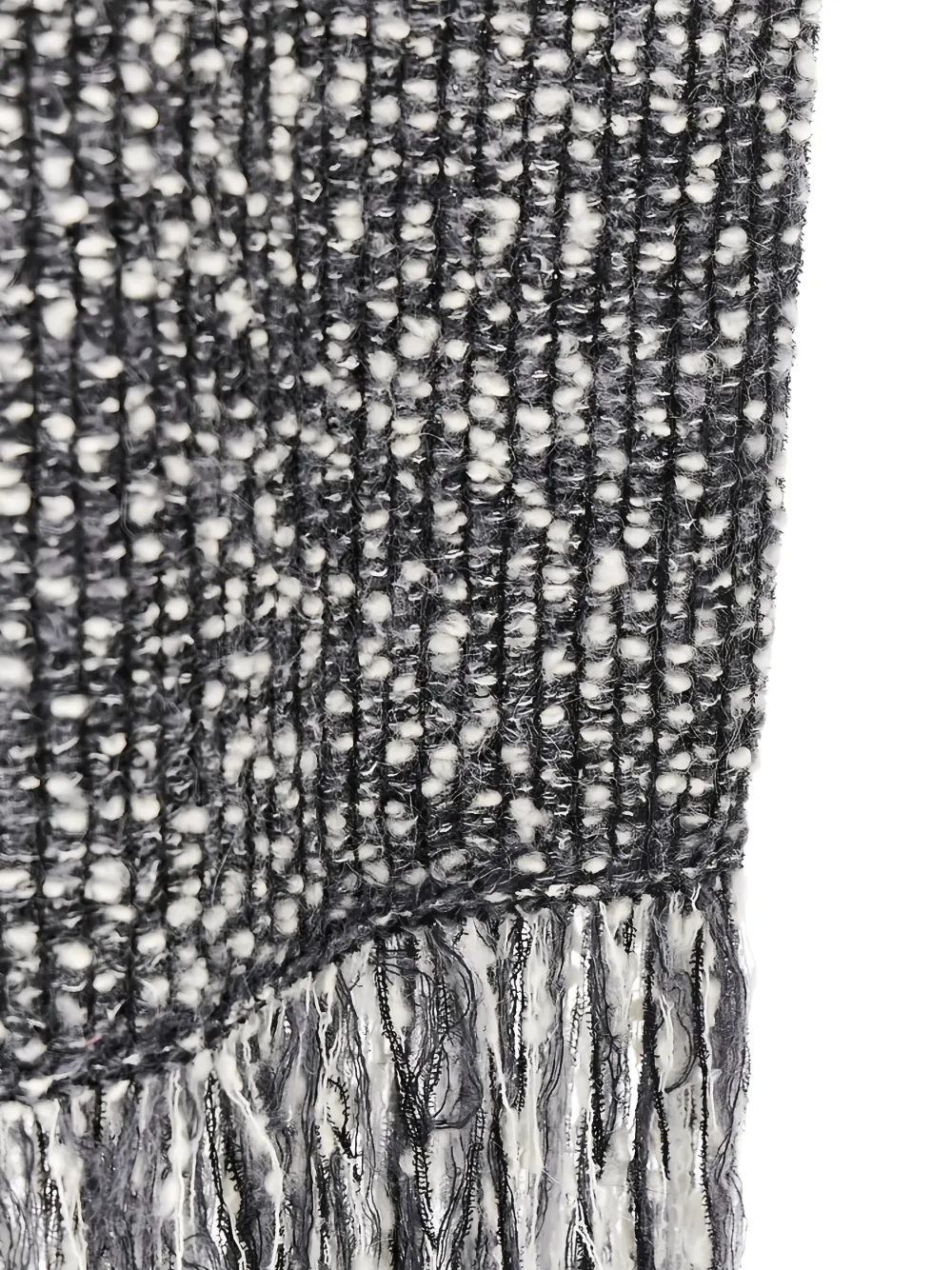 Emporio Armani knitted long dress Zwart