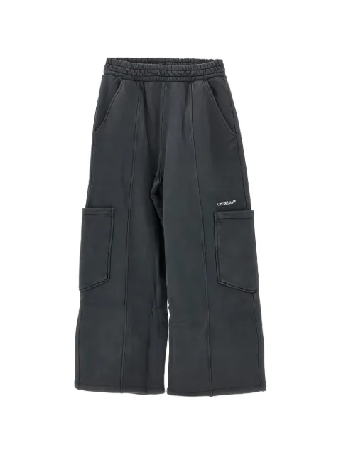 Off-White Kids pantalones cargo con logo estampado