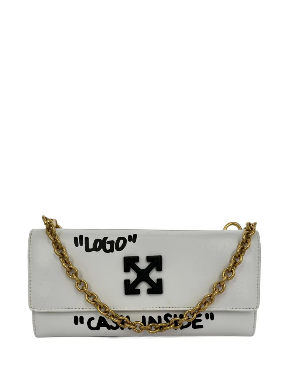 Off-White Pre-Owned 2020s Jitney 0.5 chain purse - Weiß