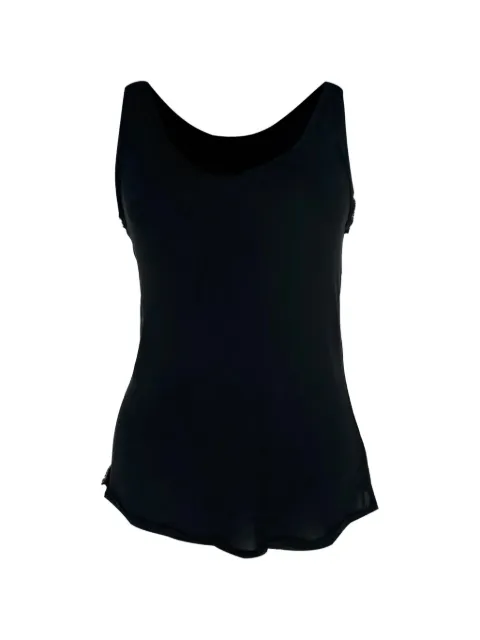 Theory raw-edge tank top
