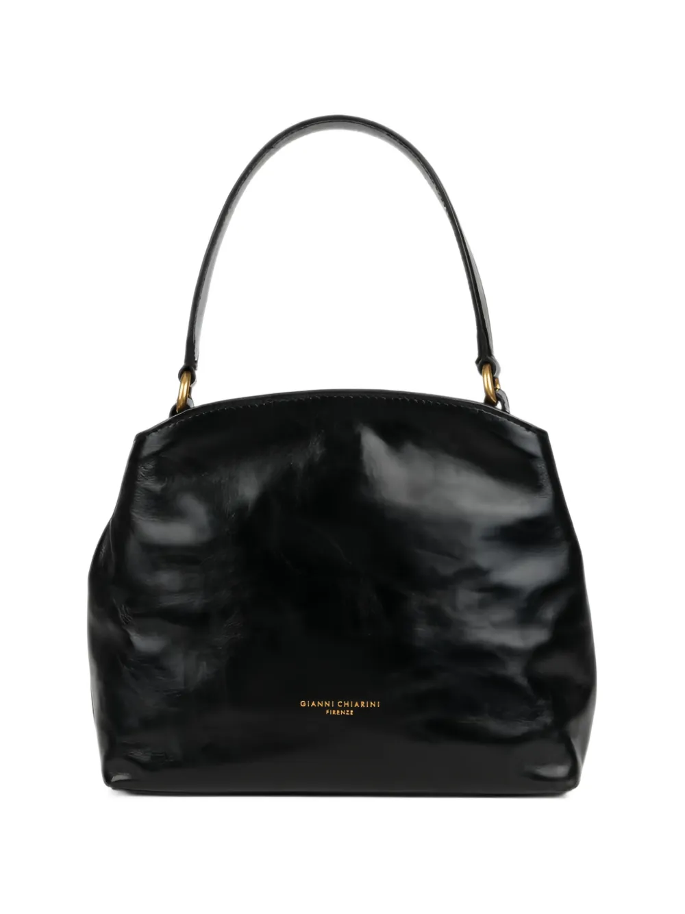GIANNI CHIARINI Borsa a spalla con logo - Nero