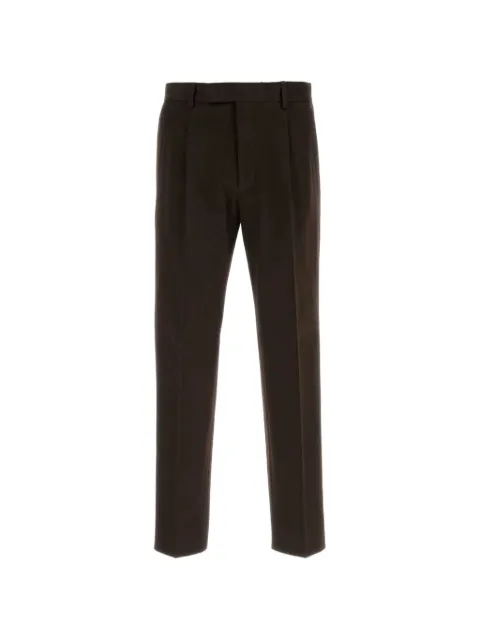 Zegna pleated straight-leg trousers