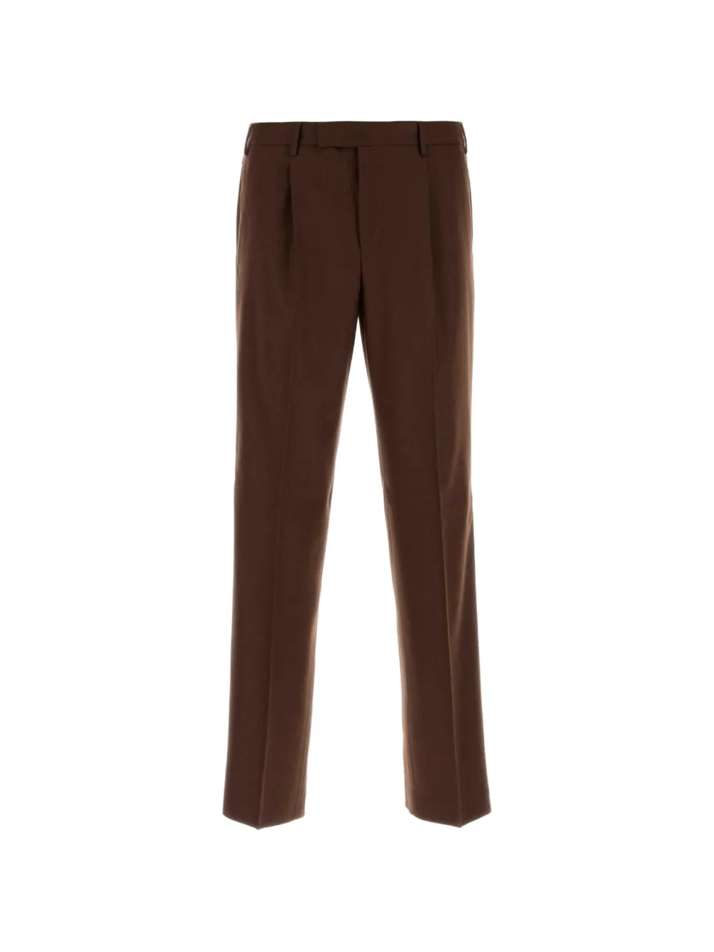 PT Torino pleated wool trousers Bruin