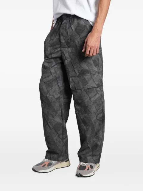 Maison Kitsuné abstract-print cargo pants