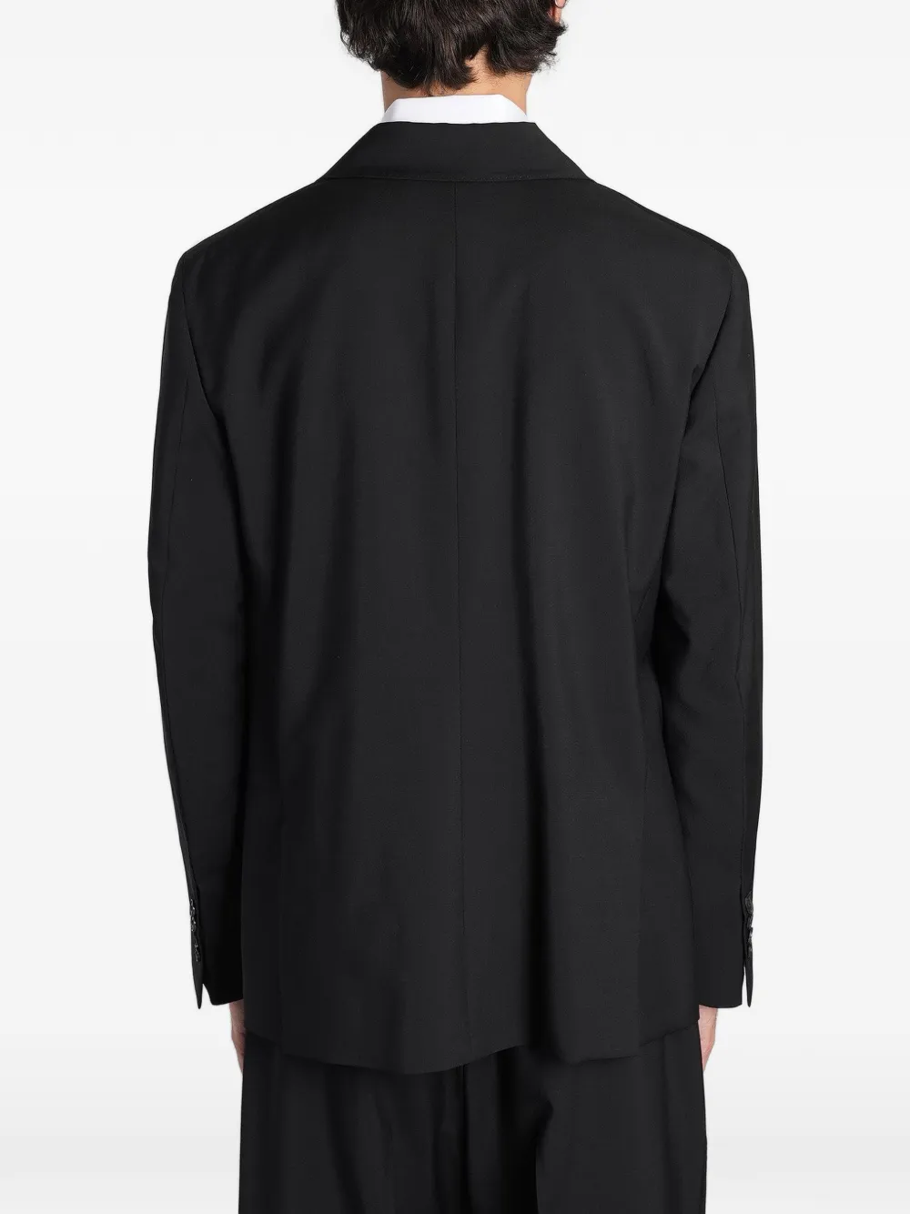 Paul Smith notched-lapel double-breasted suit Zwart