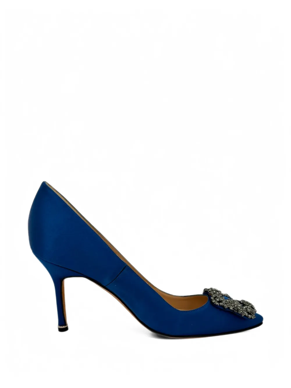 Manolo Blahnik Hangisi embellished pumps - Blau