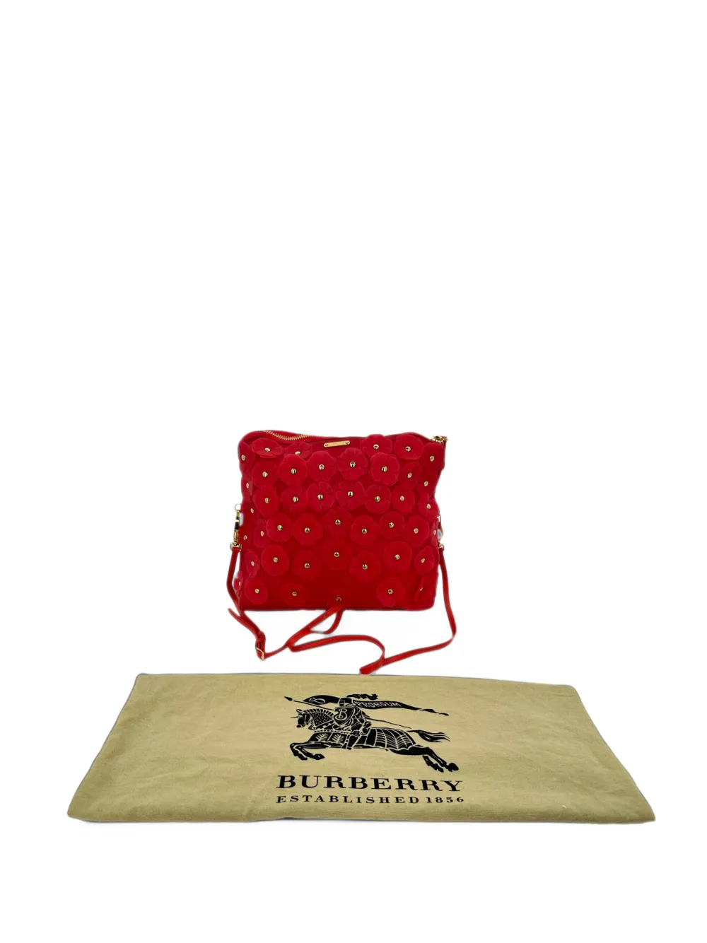 Burberry Pre-Owned 2010s The Petal crossbody bag - Rot