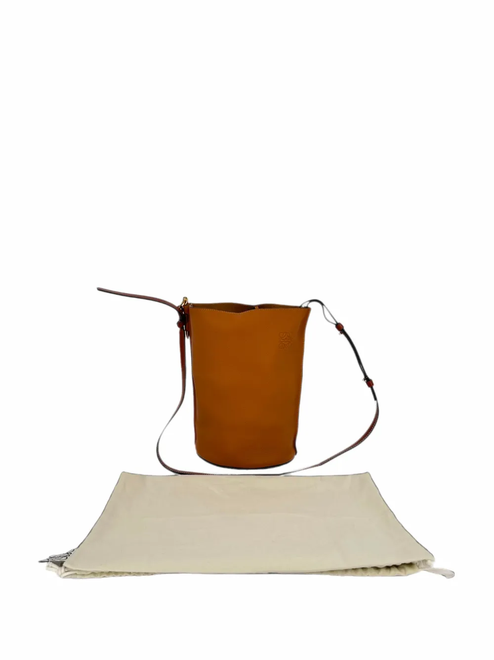 Loewe Pre-Owned 2010s–2020s Gate leather bucket bag - Gelb