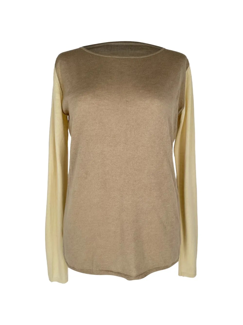 Max Mara block-colour sweater - Marrone