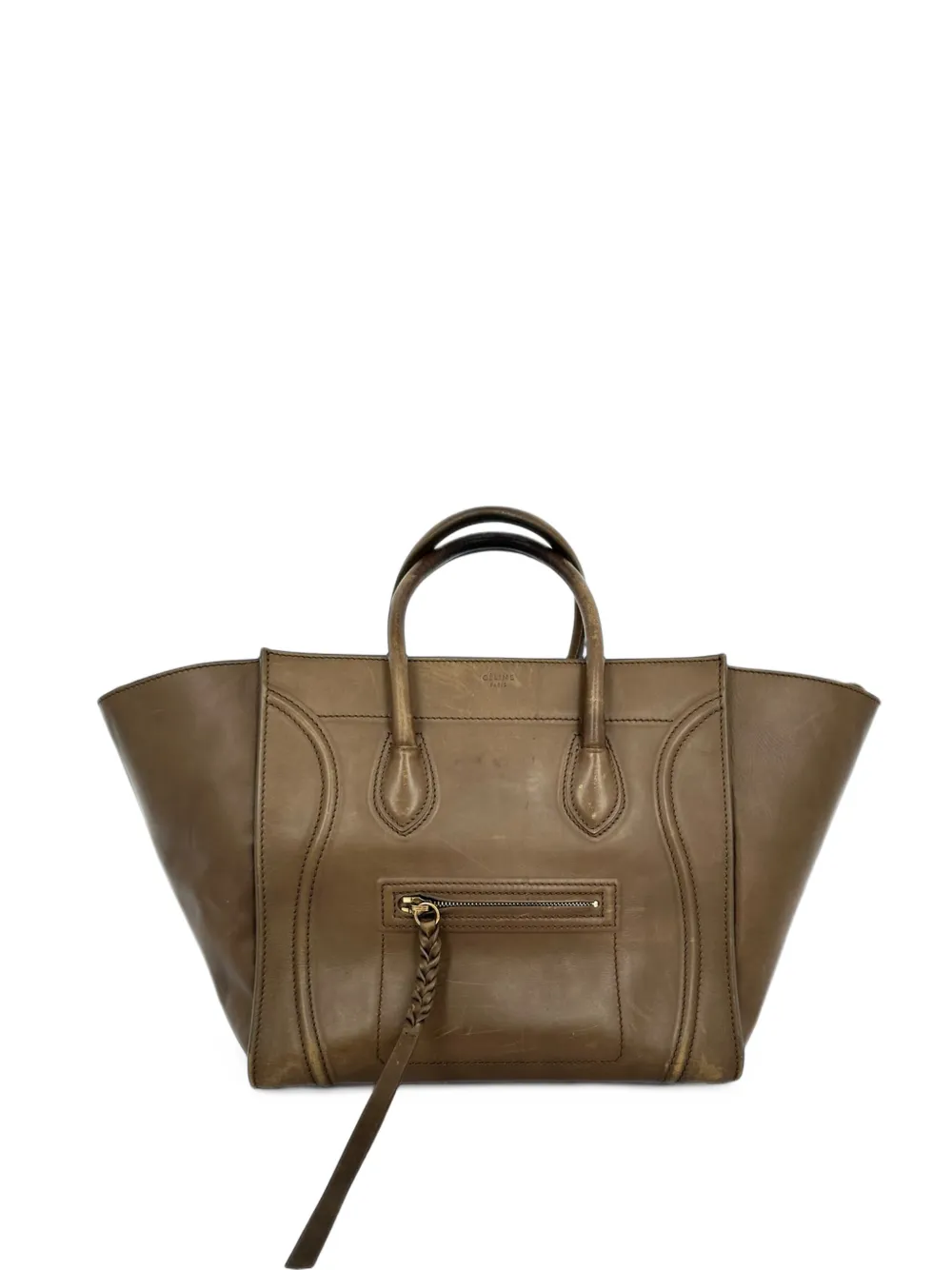 Celine Pre-Owned 2010s Luggage Phantom tote bag - Braun