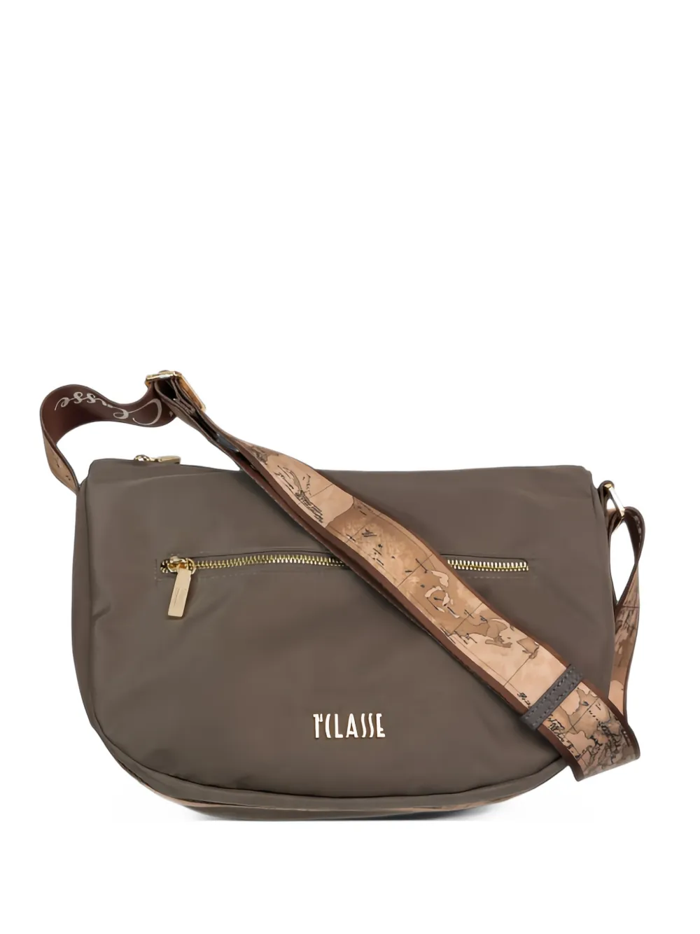 ALVIERO MARTINI 1° CLASSE Geo Classic strap shoulder bag - Marrone