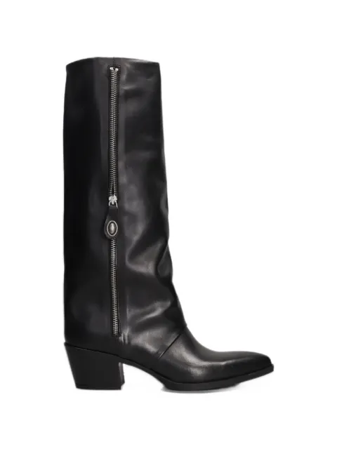 Metisse side-zip knee-high boots