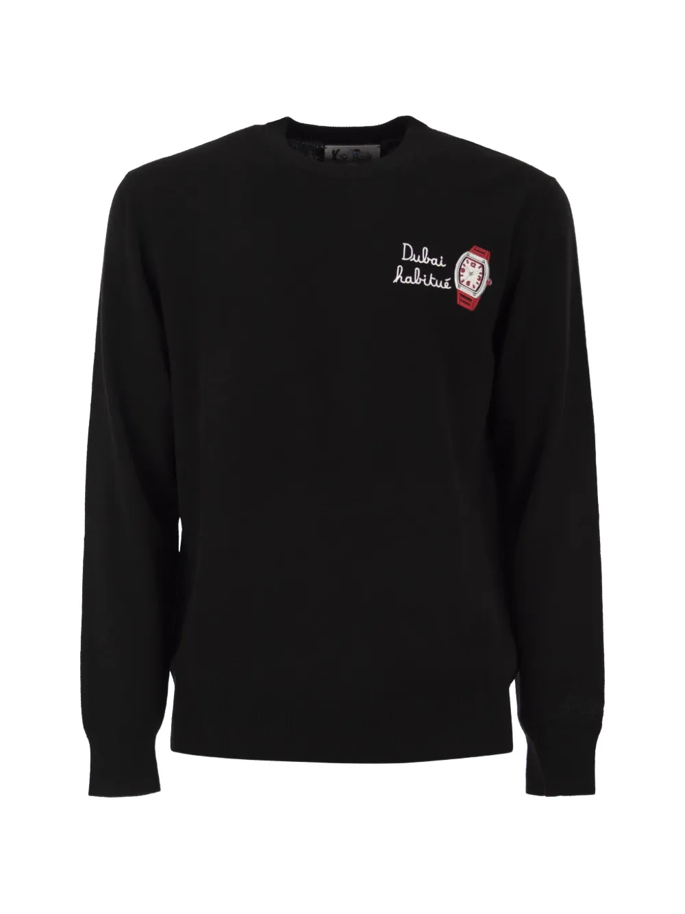 MC2 Saint Barth Dubai Habitude-embroidered sweater Zwart