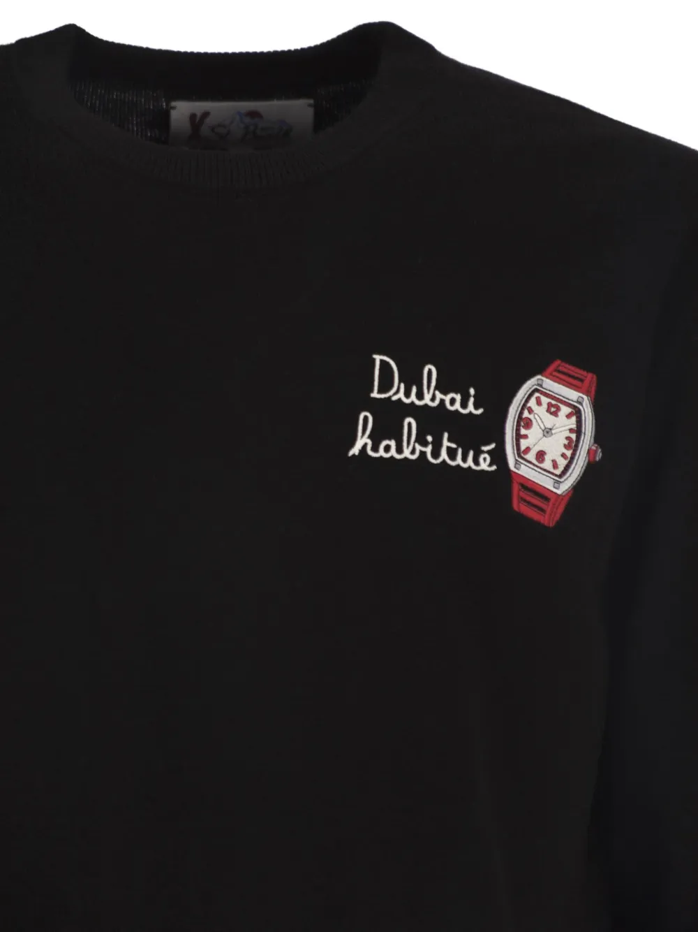 MC2 Saint Barth Dubai Habitude-embroidered sweater Zwart
