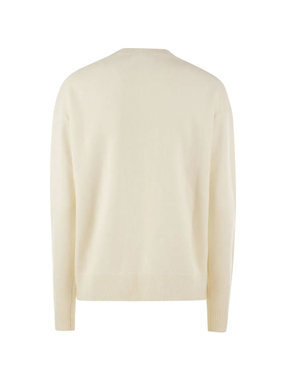 MC2 Saint Barth Tessa heart-appliqué sweater Beige