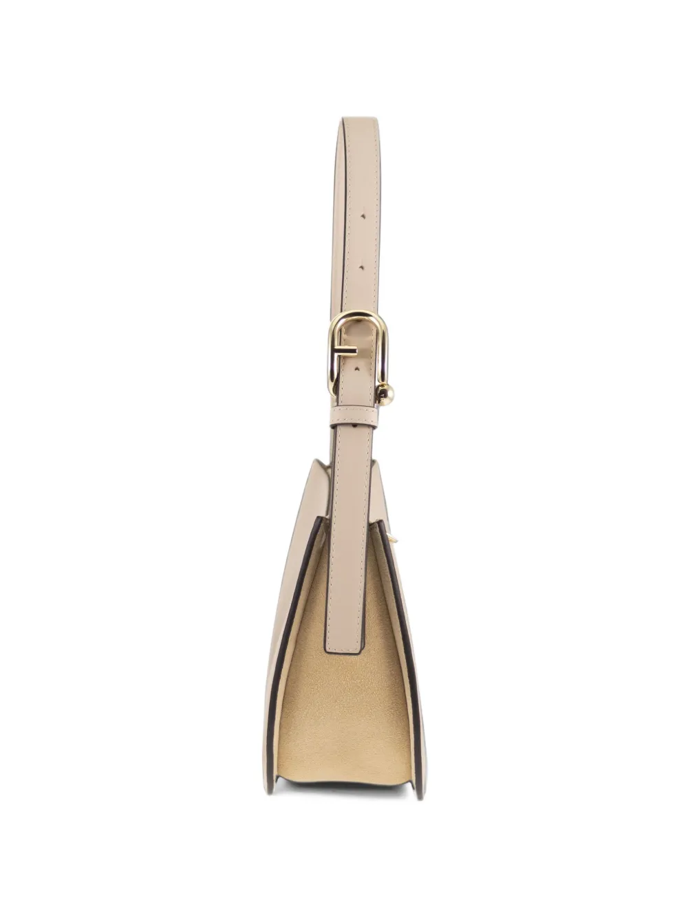 Furla Sara leather shoulder bag Beige