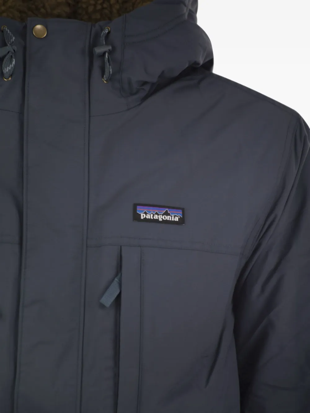 Patagonia hooded insulated parka Blauw