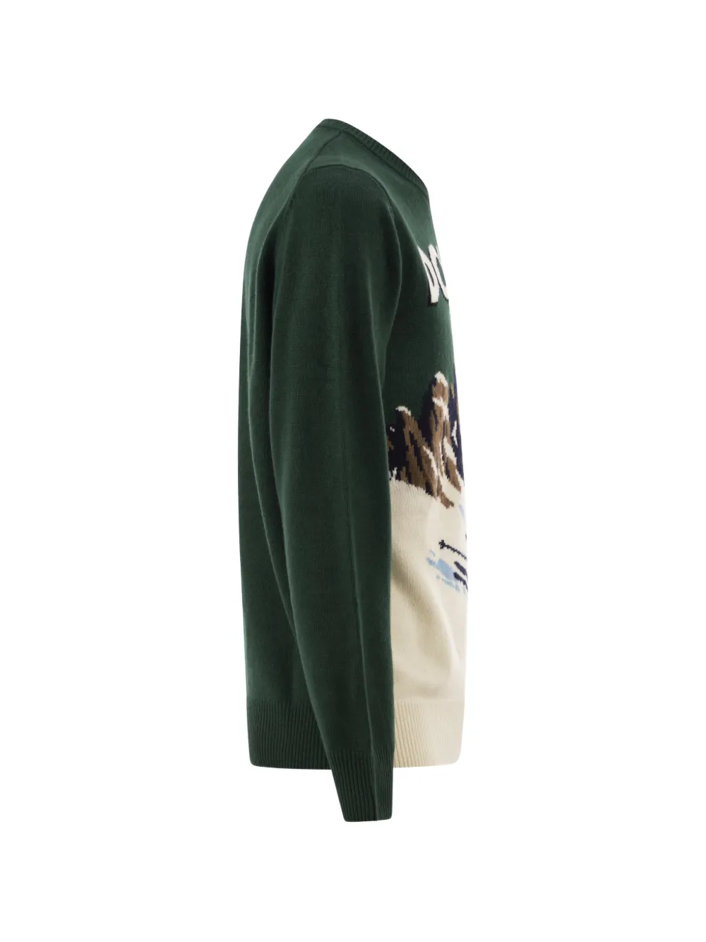 MC2 Saint Barth Dolomites-embellishment sweater Groen
