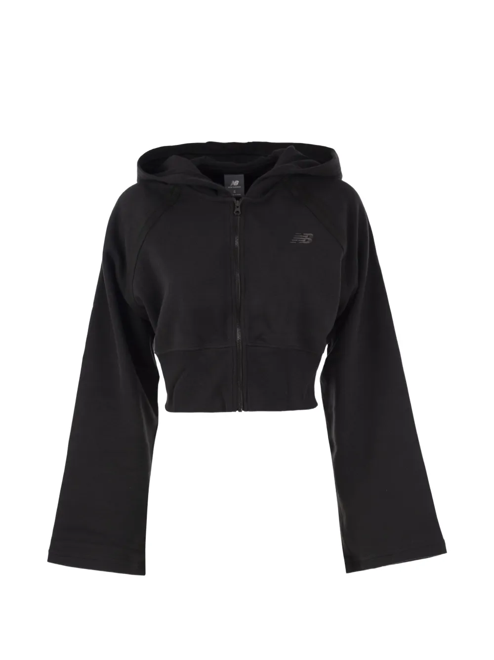 New Balance logo-embroidered hoodie - Schwarz