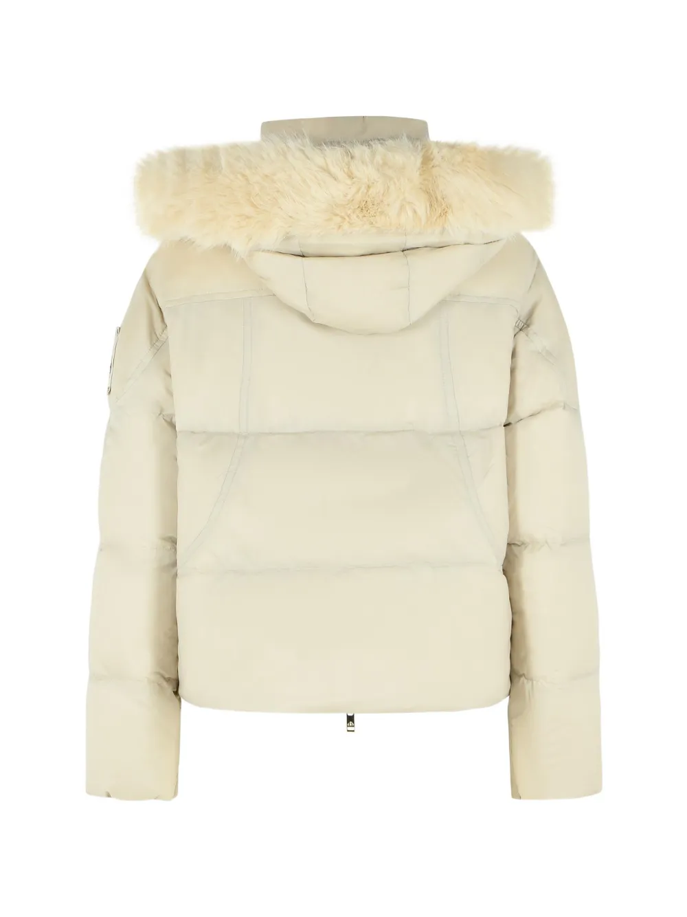 Moose Knuckles Everest pompom-detail bomber jacket Beige