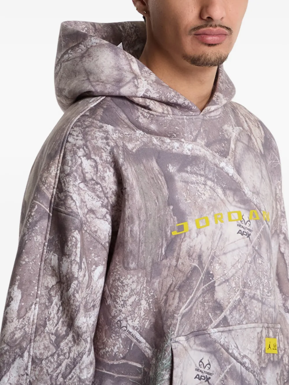 Jordan Brooklyn Realtree fleece pullover hoodie Grijs