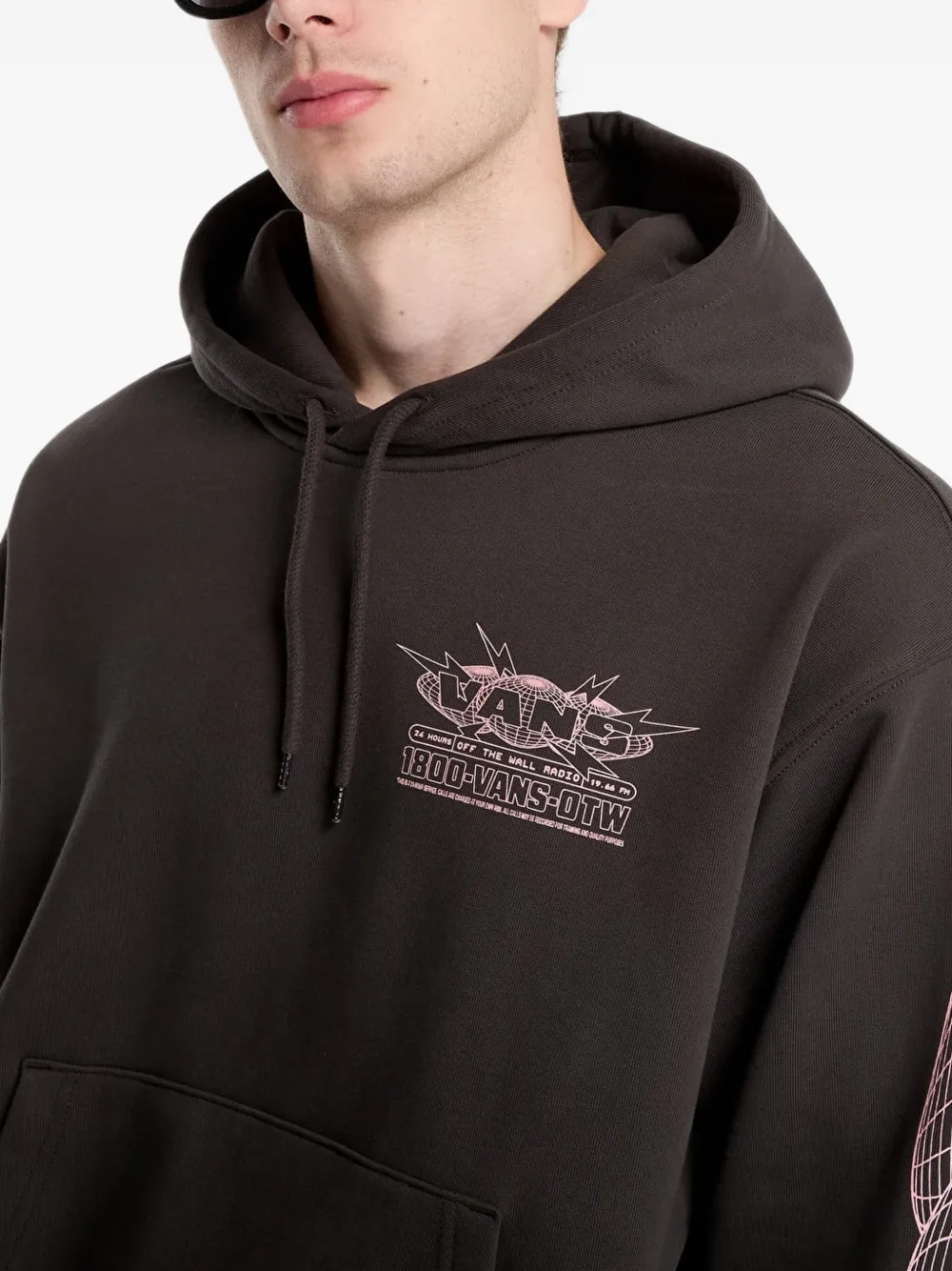 Vans Hotline Radio graphic-print hoodie Bruin