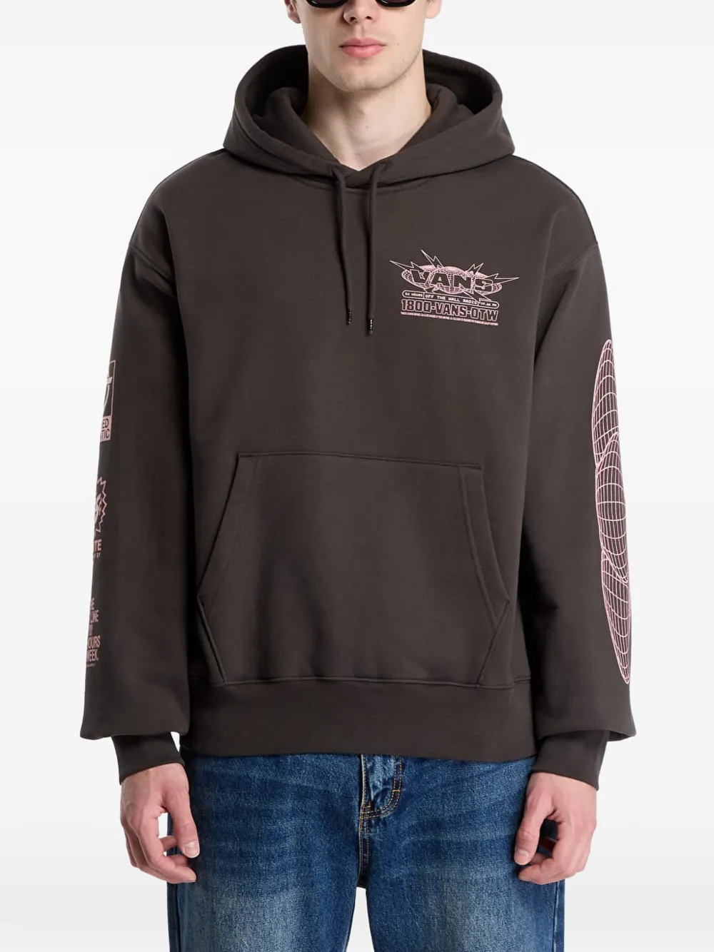 Vans Hotline Radio graphic-print hoodie Bruin