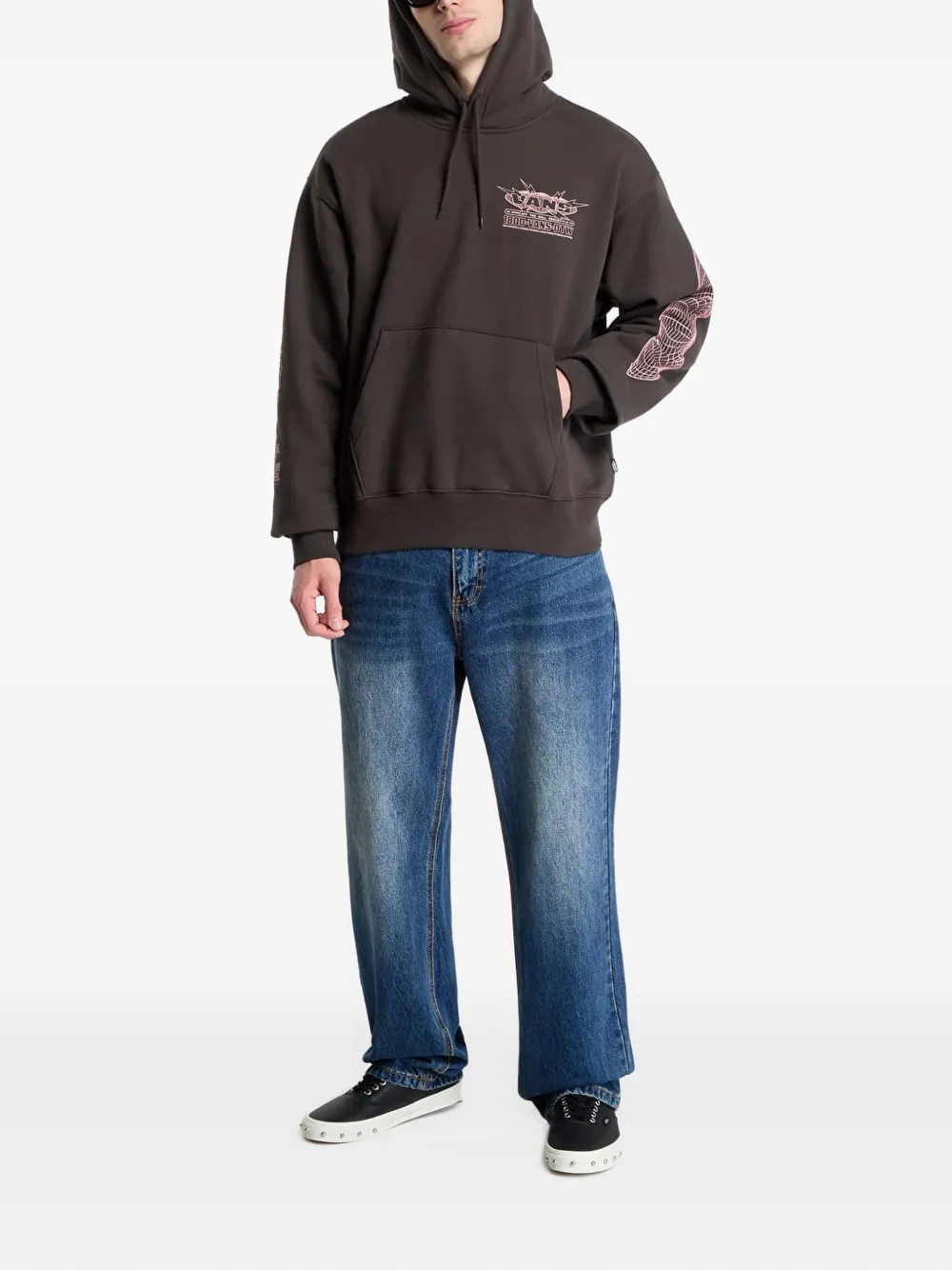 Vans Hotline Radio graphic-print hoodie Bruin