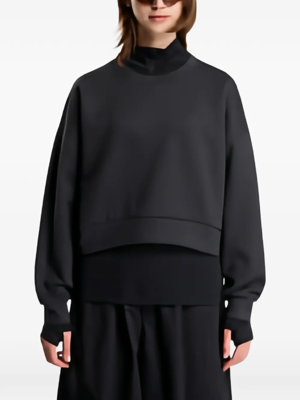 Columbia Amazesweats Crew-neck Sweatshirt In Black