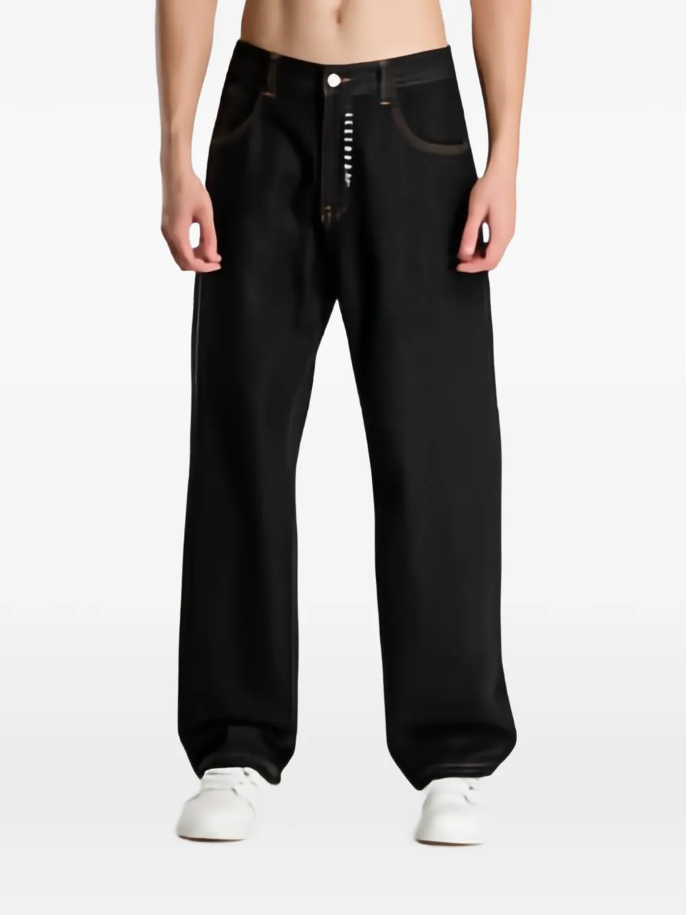 Billionaire Boys Club Ice Cream embroidered Double Scoop jeans Zwart