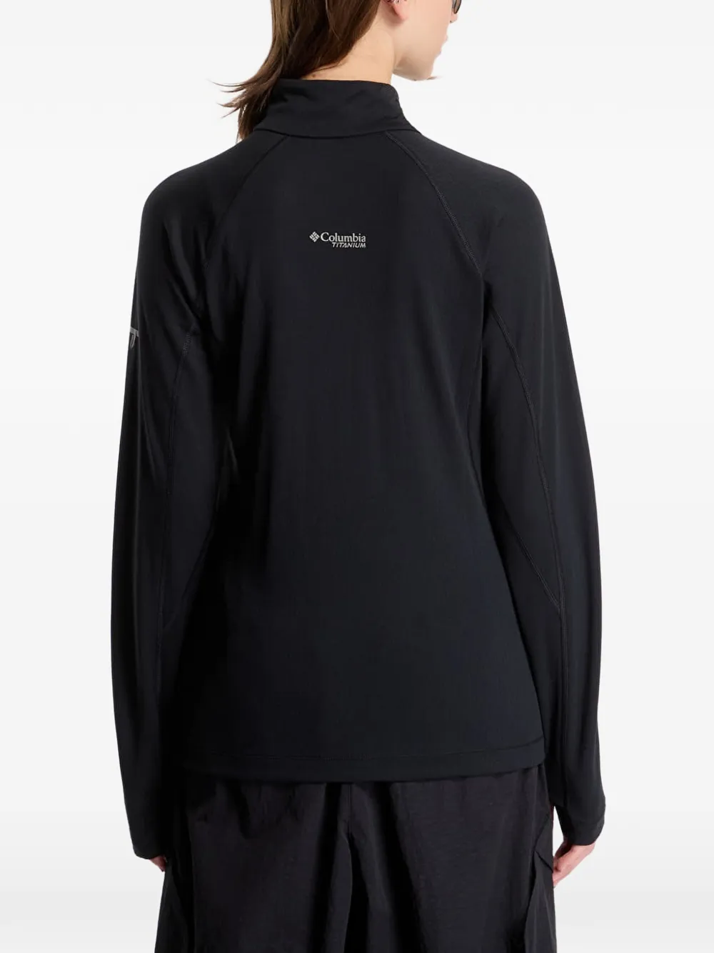 Columbia DriVenture™ Technical half-zip T-shirt Zwart