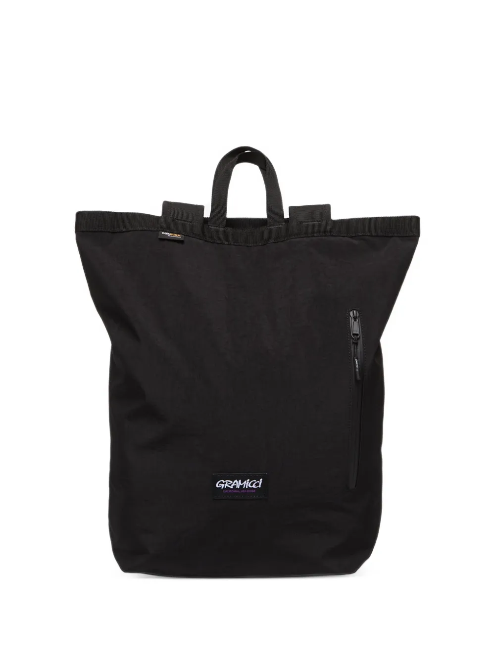 Gramicci Logo-patch Backpack In Black