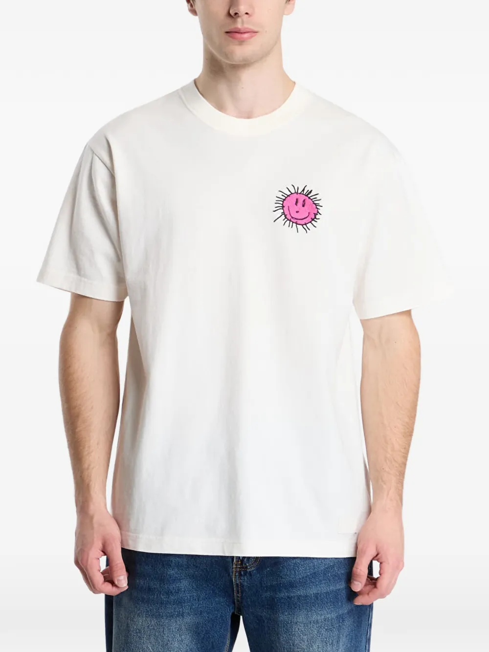 Vans graphic-print T-shirt Beige
