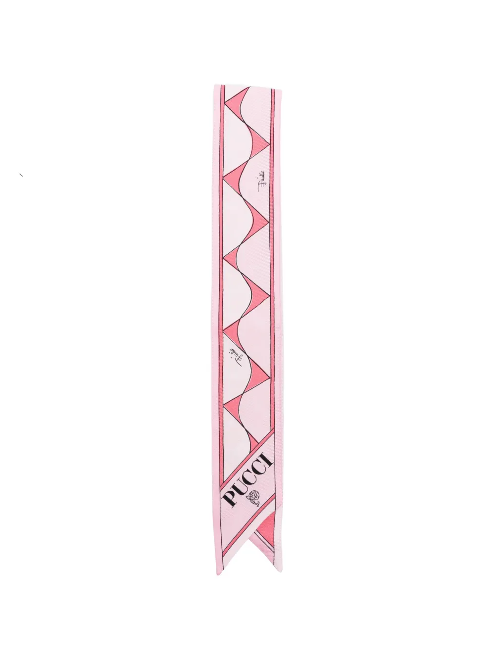 PUCCI printed silk scarf - Rosa