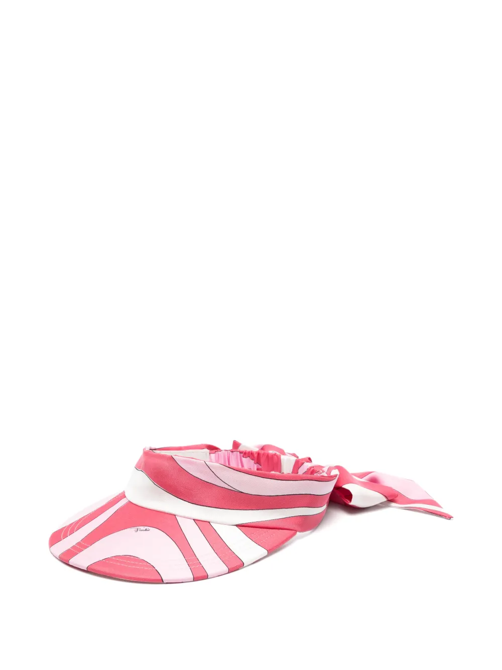 PUCCI printed silk-twill visor Roze