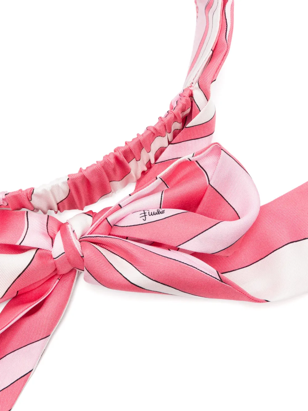 PUCCI printed silk-twill visor Roze