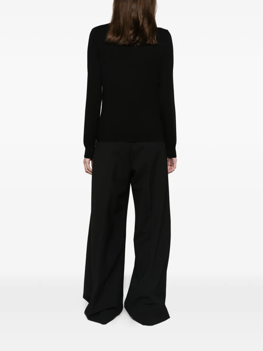 Loro Piana Neo Piuma turtleneck sweater Zwart