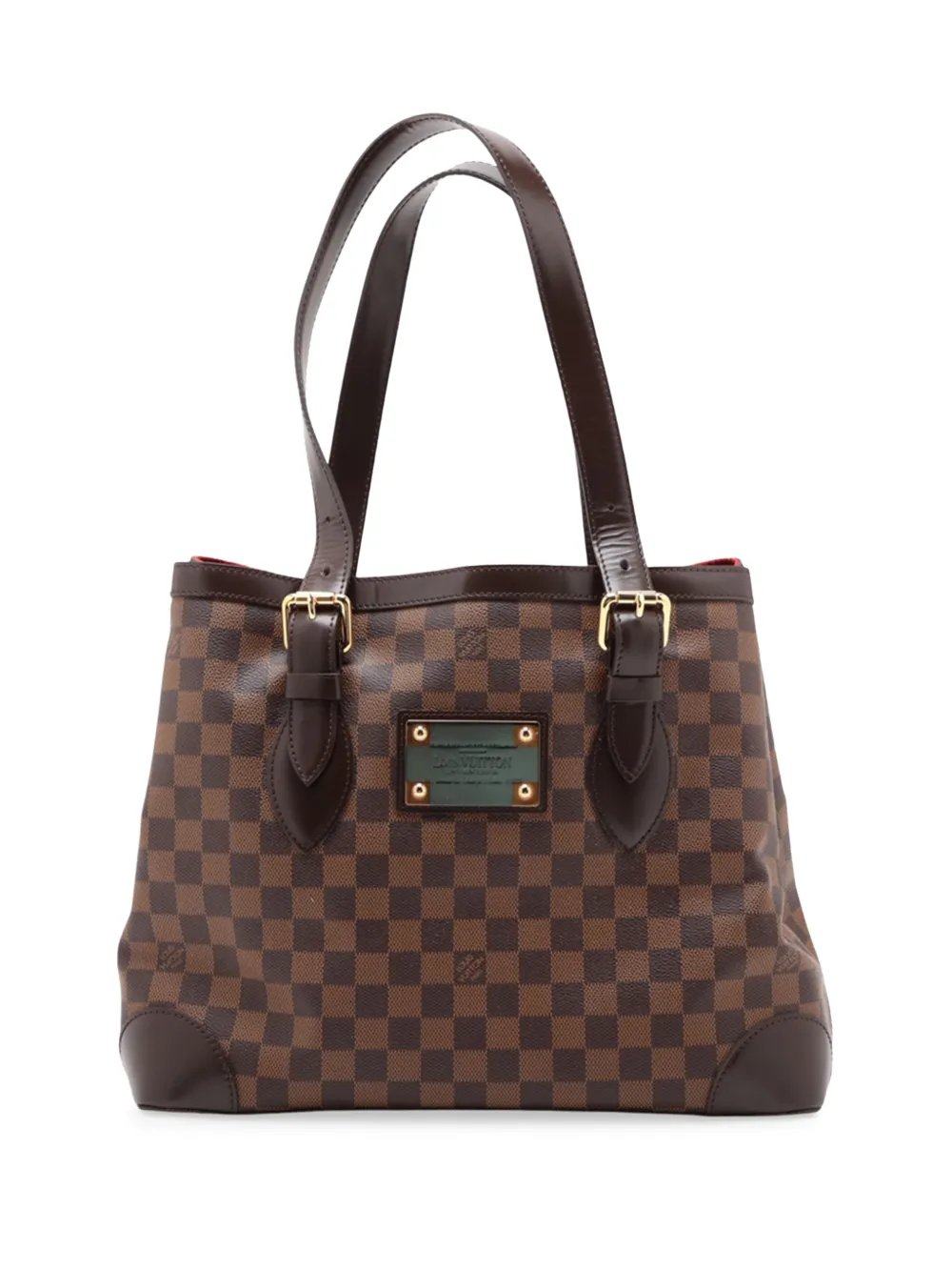 Louis Vuitton Pre-Owned 2010 Damier Ebene Hampstead GM tote bag - Marrone