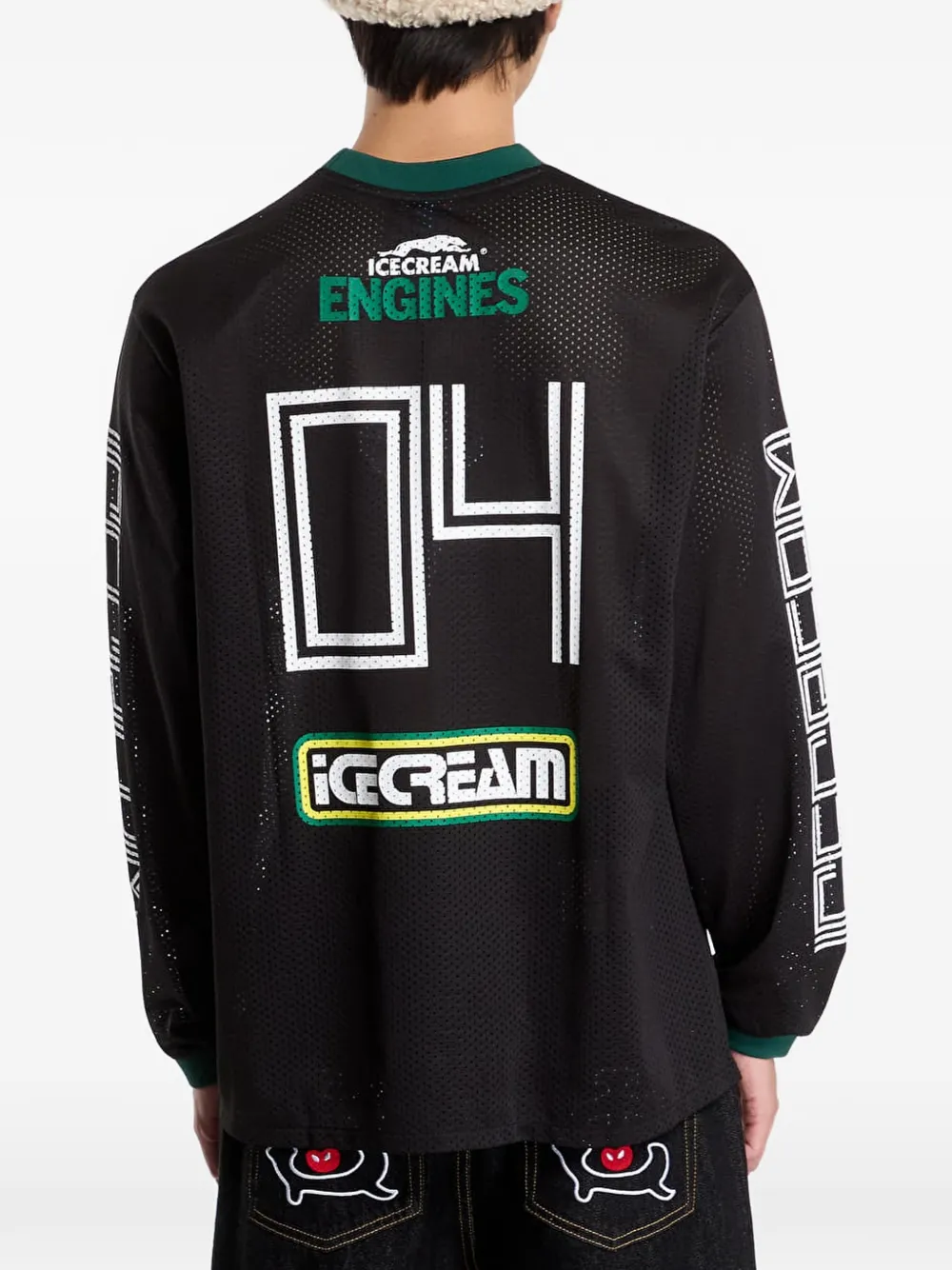 Billionaire Boys Club Ice Cream Icecream Services long-sleeve T-shirt Zwart