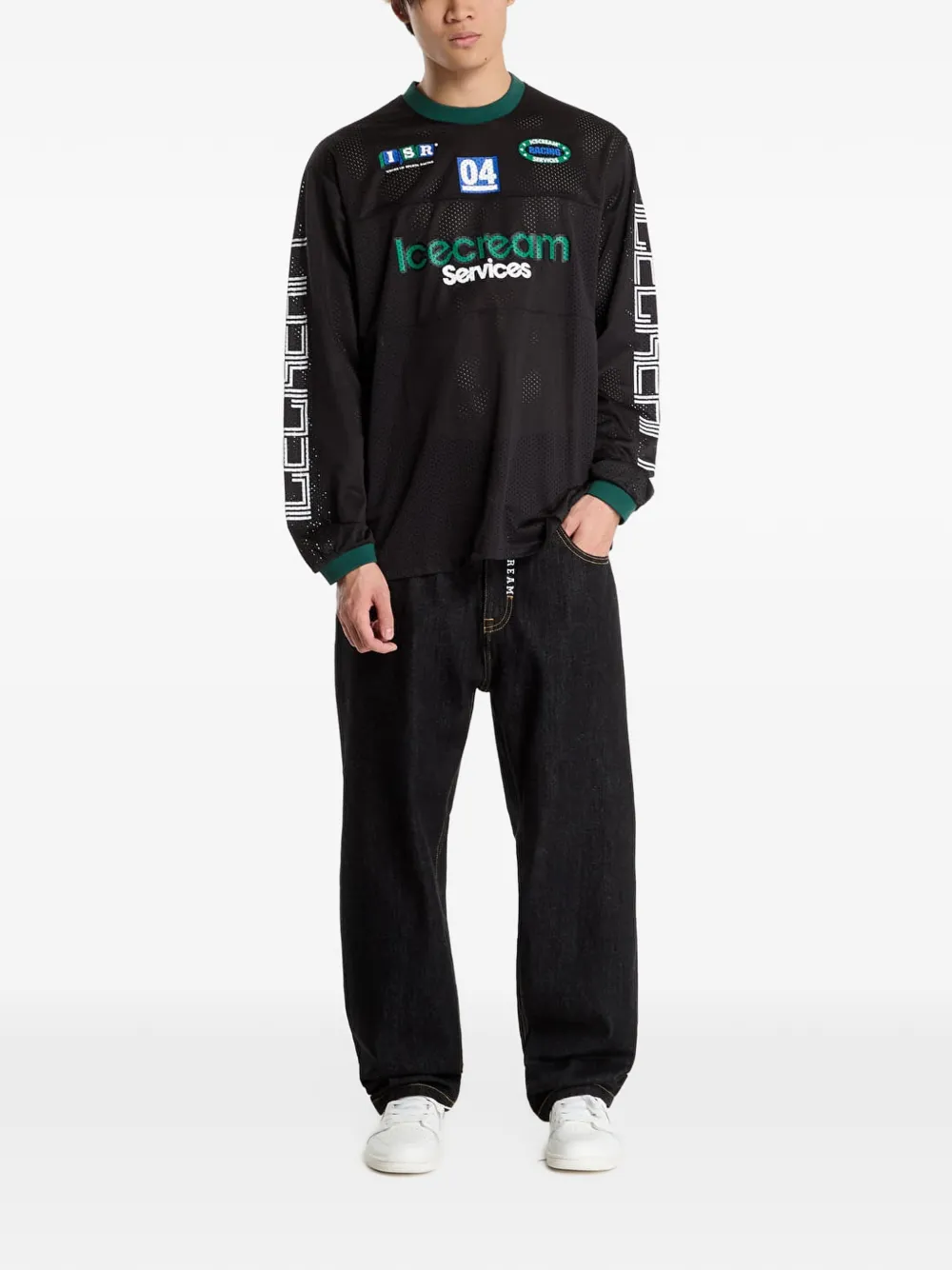 Billionaire Boys Club Ice Cream Icecream Services long-sleeve T-shirt Zwart
