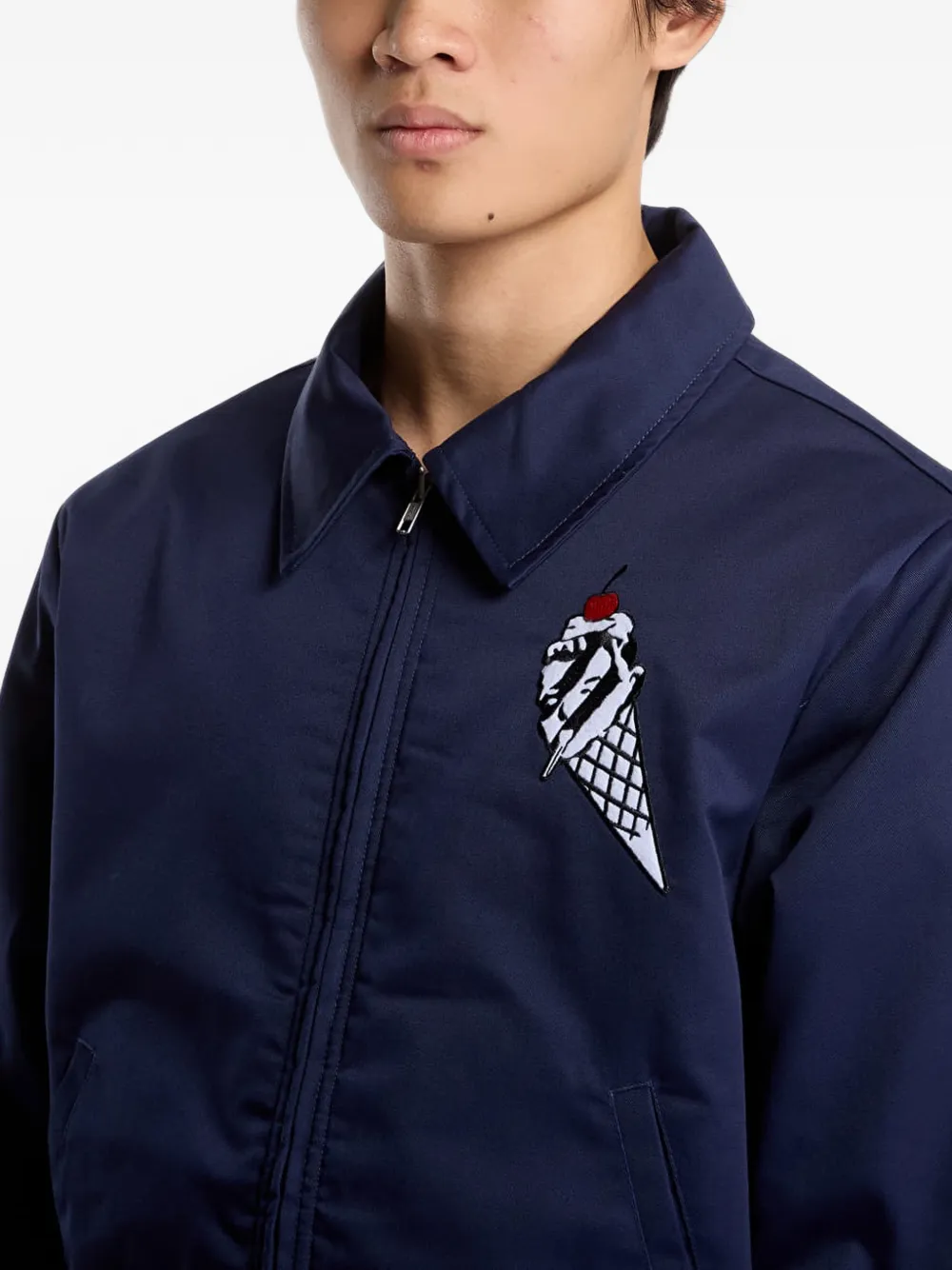 Billionaire Boys Club Ice Cream Cone Man embellished shirt jacket Blauw