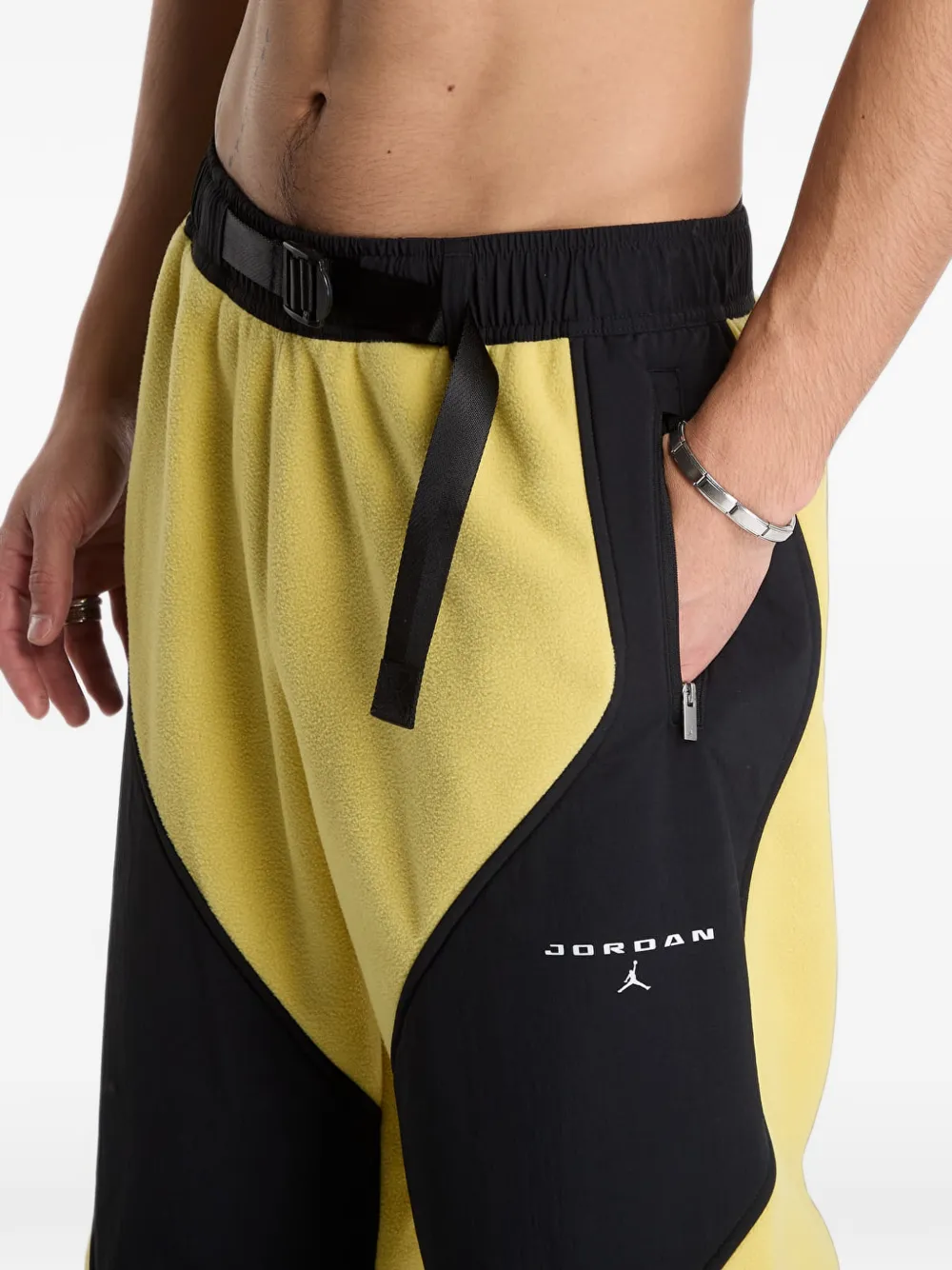 Jordan Flight Mountainside fleece trousers Geel