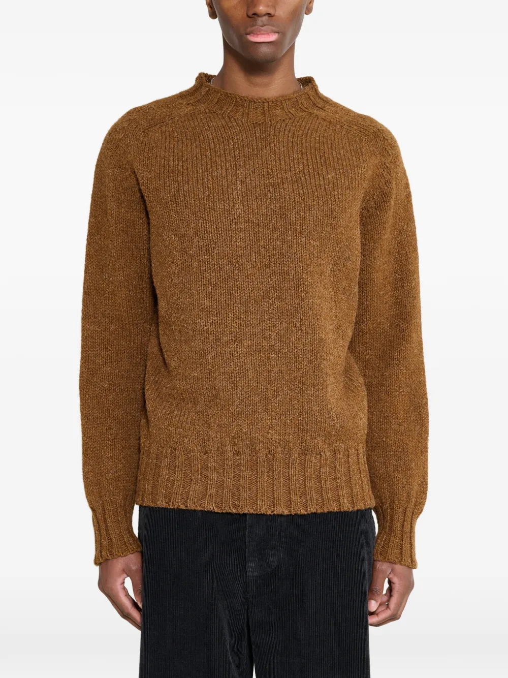 Margaret Howell chunky seamless sweater - Braun