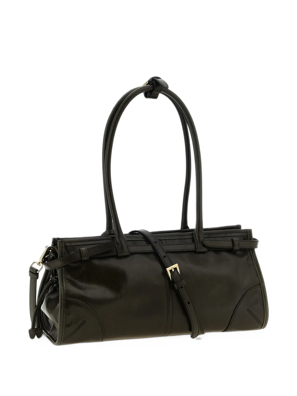 Prada Bonnie medium leather bag Bruin