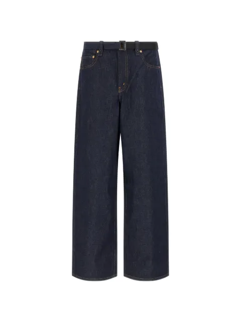 sacai x Levi's belted wide-leg jeans